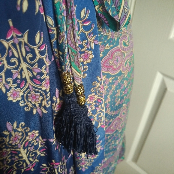 NWT silk Wrap Dress - Picture 6 of 6